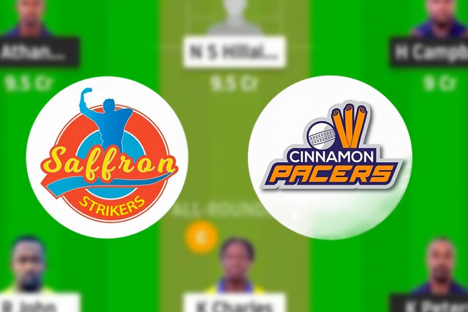 Saffron Strikers vs Cinnamon Pacers Dream11 Prediction