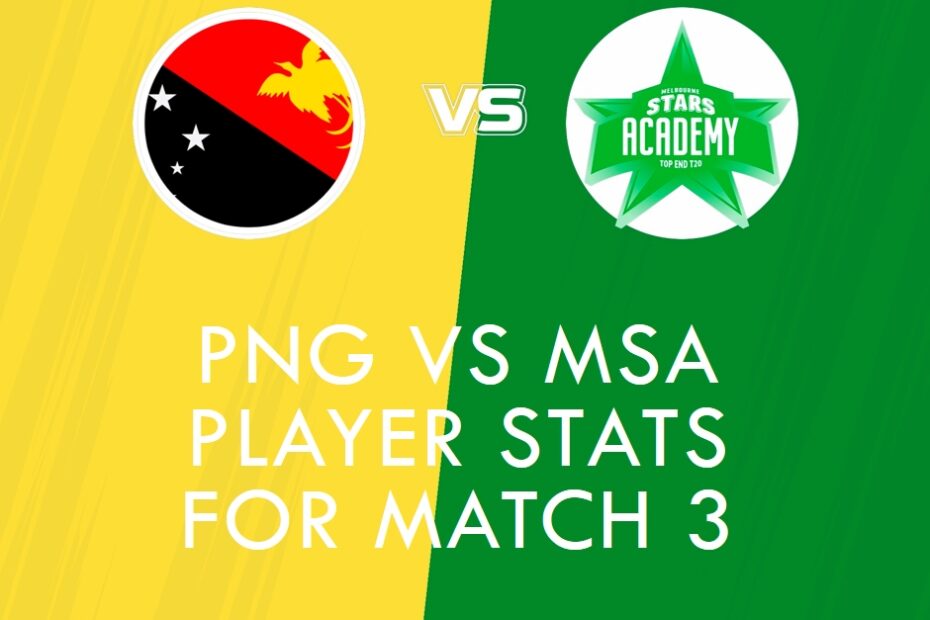 PNG vs MSA Player Stats for Match 3, PNG vs MSA Prediction