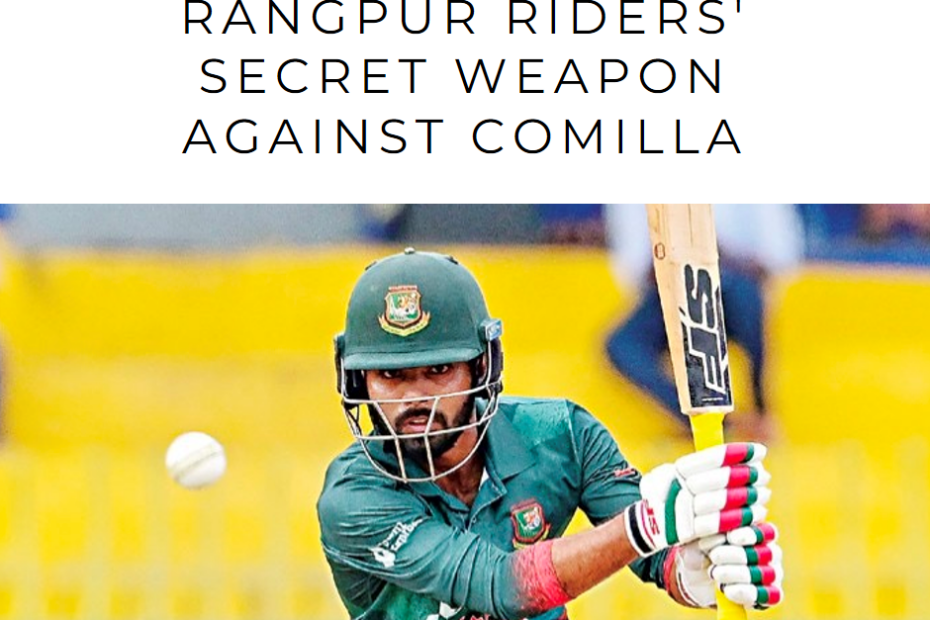 Comilla Victorians Eye Victory: Towhid Hridoy's Batting Power